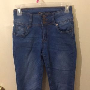 Bamboo High Waisted Skinny Jeans